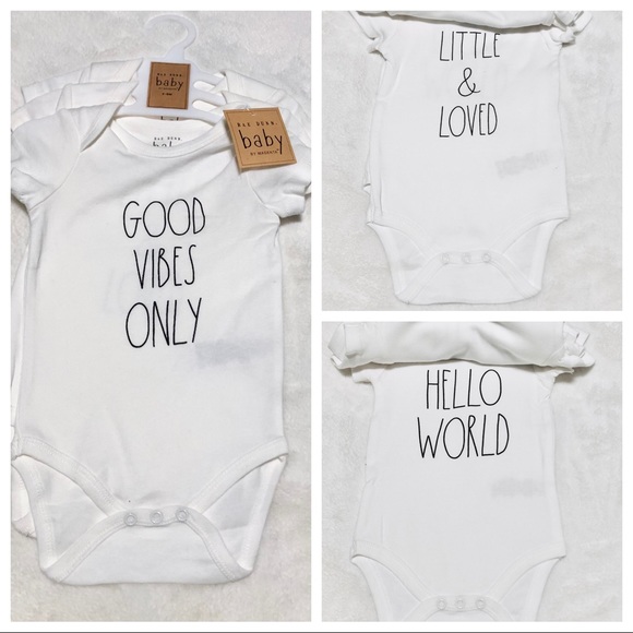 Rae Dunn Other - 🆕Rae Dunn 3pk GOOD VIBES ONLY Bodysuits